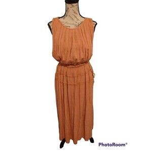 Bohome Maxi Dress Xs Blush Boho Beachy Feminine Cottage Core